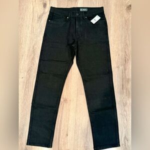Brand New- RVCA Men's Black Straight Leg Jeans